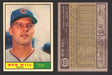 1961 Topps Baseball Trading Card You Pick Singles #500-#589 VG/EX #	512 Bob Will - Chicago Cubs  - TvMovieCards.com
