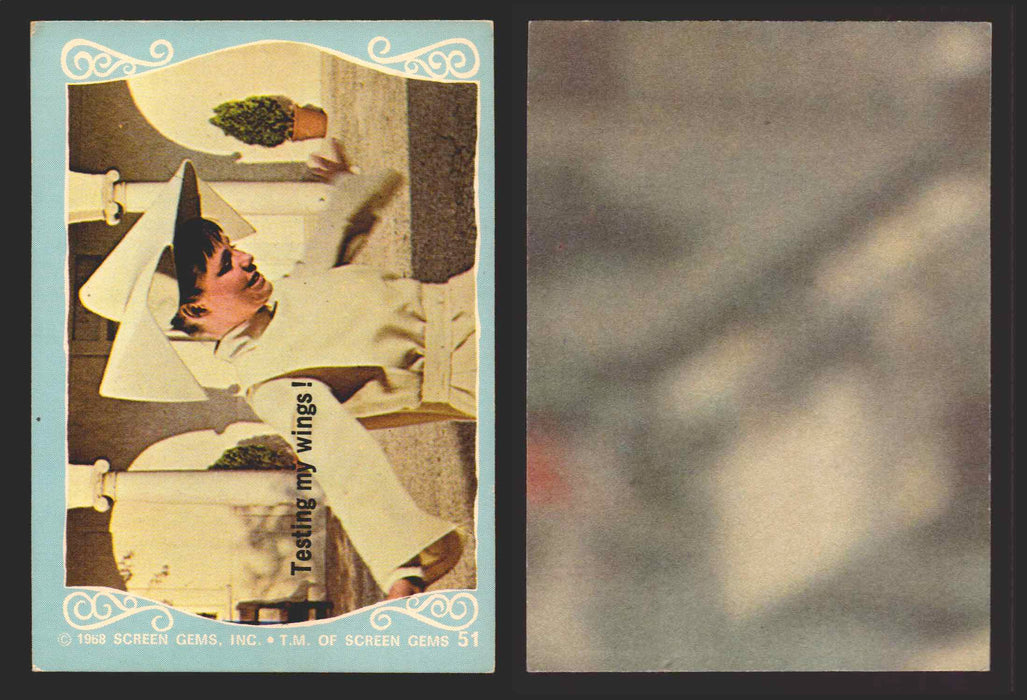The Flying Nun Vintage Trading Card You Pick Singles #1-#66 Sally Field Donruss 51   Testing my wings!  - TvMovieCards.com
