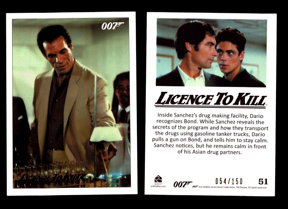 James Bond Classics 2016 Licence To Kill Gold Foil Parallel Card You Pick Single #51  - TvMovieCards.com