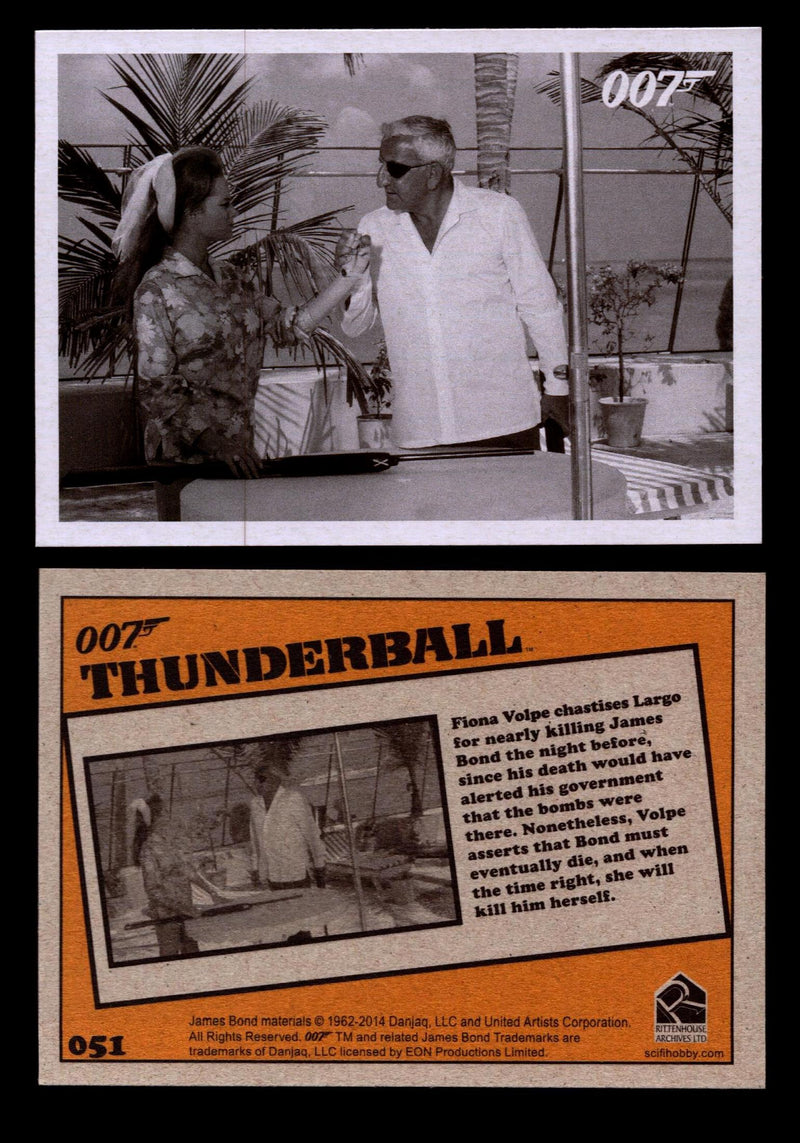 James Bond Archives 2014 Thunderball Throwback You Pick Single Card #1-99 #51  - TvMovieCards.com