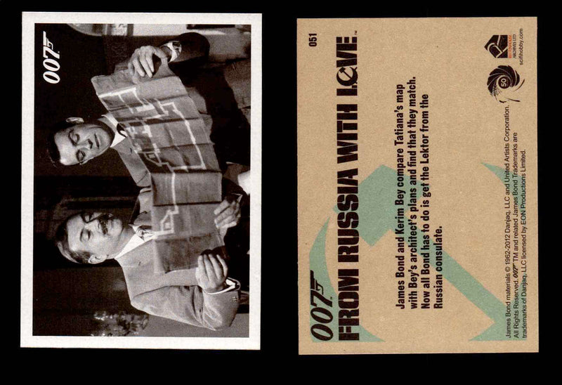 James Bond 50th Anniversary Series Two From Russia with Love Single Cards #1-65 #51  - TvMovieCards.com