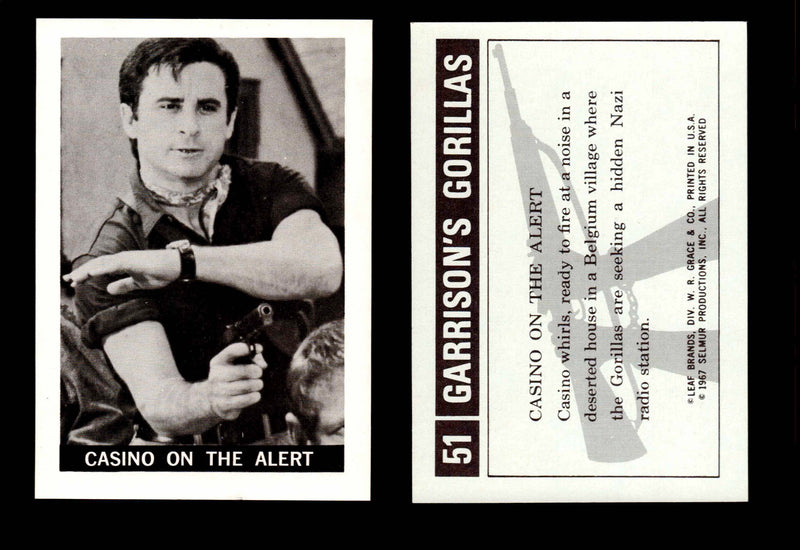 Garrison's Gorillas Leaf 1967 Vintage Trading Cards #1-#72 You Pick Singles #51  - TvMovieCards.com
