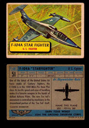 1957 Planes Series I Topps Vintage Card You Pick Singles #1-60 #51  - TvMovieCards.com