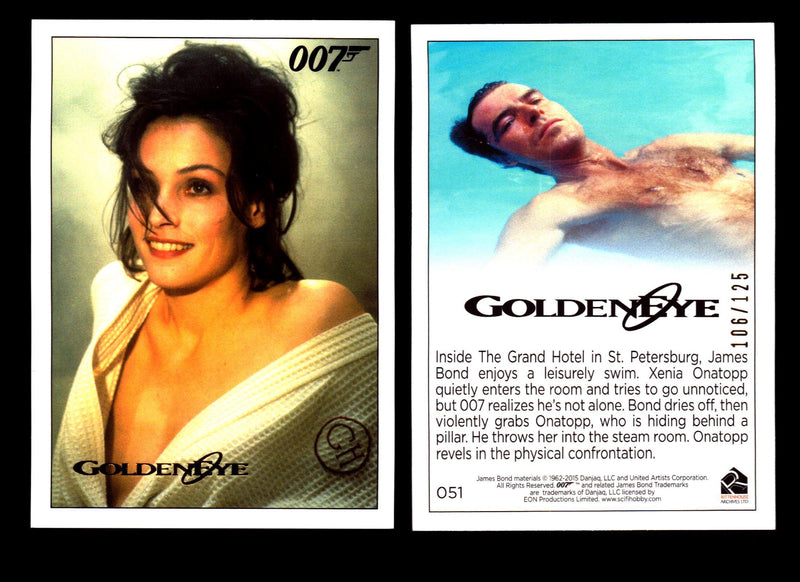 James Bond Archives 2015 Goldeneye Gold Parallel Card You Pick Single #1-#102 #51  - TvMovieCards.com