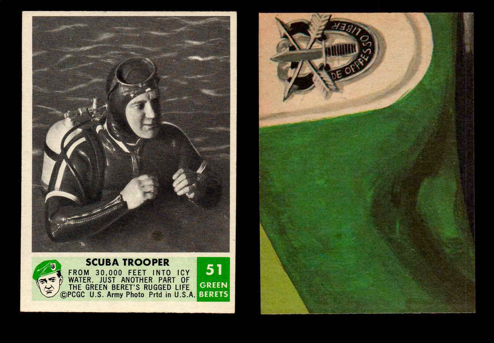 1966 Green Berets PCGC Vintage Gum Trading Card You Pick Singles #1-66 #51  - TvMovieCards.com