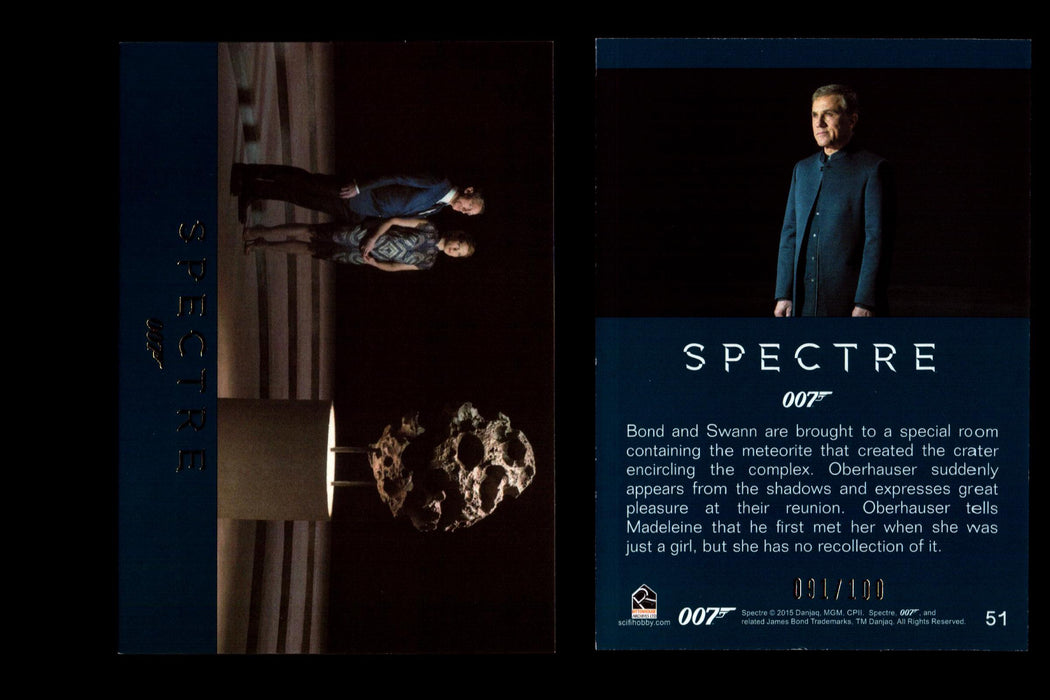 James Bond Archives 2016 Spectre Gold Parallel Card You Pick Singles #1-#76 #51  - TvMovieCards.com