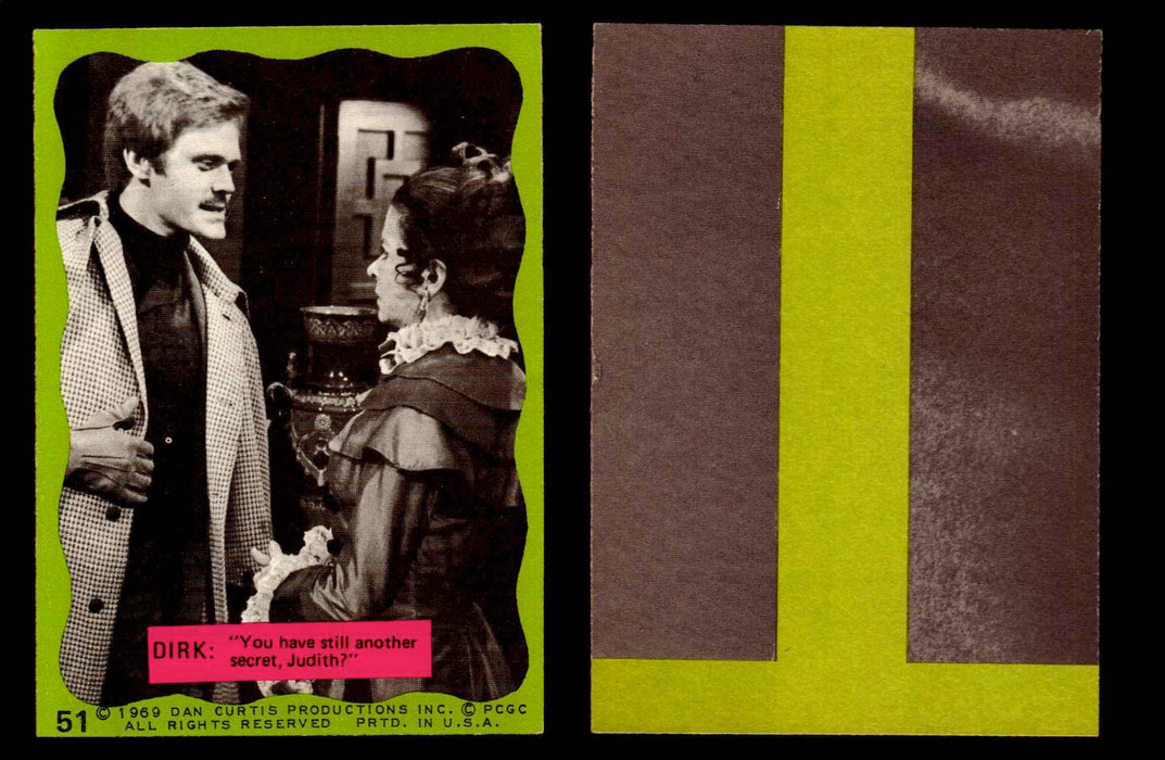 Dark Shadows Series 2 (Green) Philadelphia Gum Vintage Trading Cards You Pick #51  - TvMovieCards.com