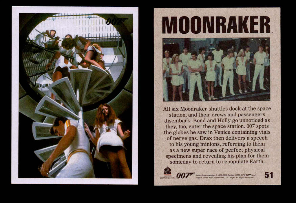 James Bond Archives Spectre Moonraker Movie Throwback U Pick Single Cards #1-61 #51  - TvMovieCards.com