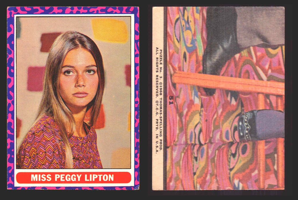 1969 The Mod Squad Vintage Trading Cards You Pick Singles #1-#55 Topps 51   Miss Peggy Lipton  - TvMovieCards.com