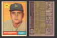 1961 Topps Baseball Trading Card You Pick Singles #500-#589 VG/EX #	525 Ron Perranoski - Los Angeles Dodgers RC  - TvMovieCards.com