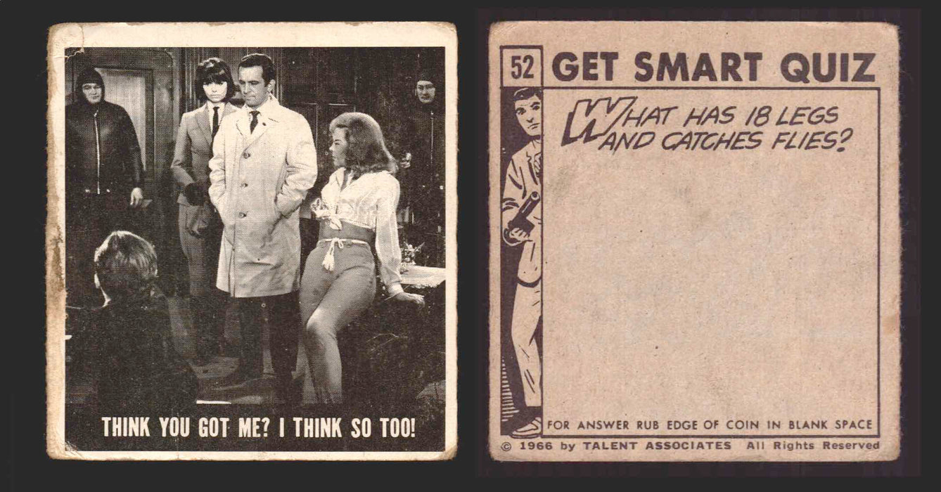 1966 Get Smart Vintage Trading Cards You Pick Singles #1-66 OPC O-PEE-CHEE #52  - TvMovieCards.com