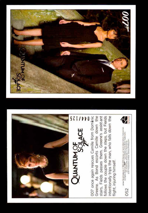 James Bond Archives Quantum of Solace Gold Parallel You Pick Single Cards #1-90 #52  - TvMovieCards.com