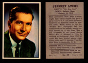 1953 Bowman NBC TV & Radio Stars Vintage Trading Card You Pick Singles #1-96 #52 Jeffrey Lynn  - TvMovieCards.com