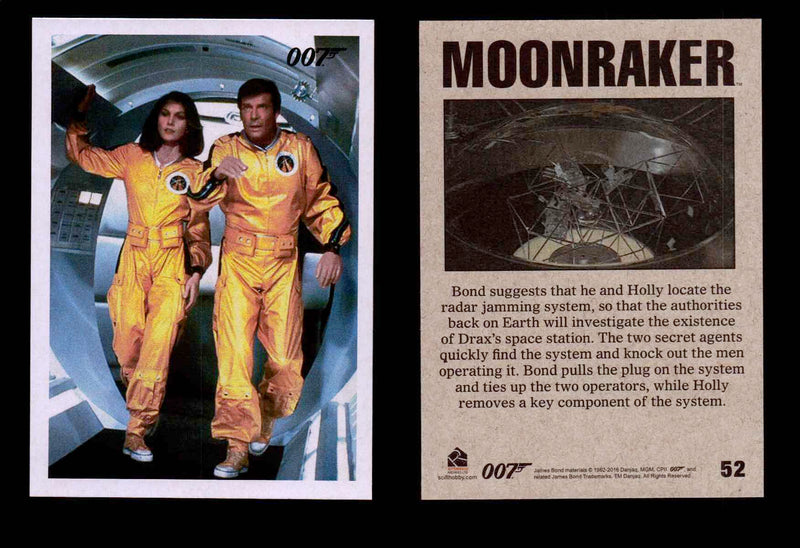 James Bond Archives Spectre Moonraker Movie Throwback U Pick Single Cards #1-61 #52  - TvMovieCards.com