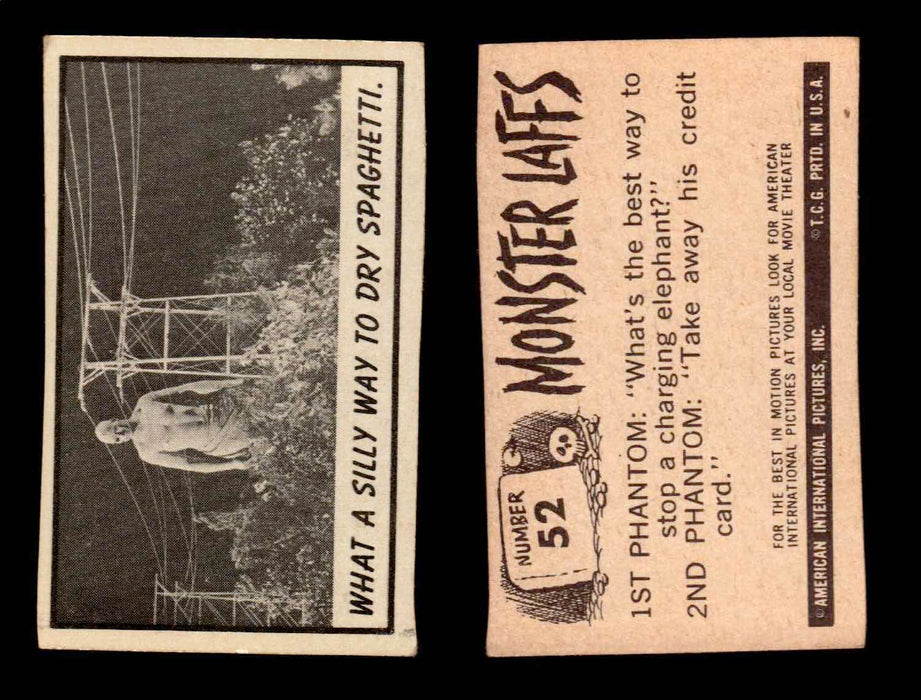 1966 Monster Laffs Midgee Vintage Trading Card You Pick Singles #1-108 Horror #52  - TvMovieCards.com