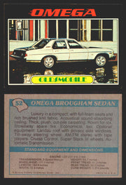 1976 Autos of 1977 Vintage Trading Cards You Pick Singles #1-99 Topps 52   Omega Brougham Sedan  - TvMovieCards.com