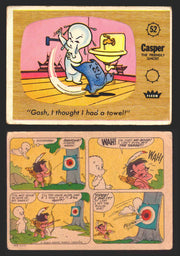 1960 Casper The Ghost Fleer Vintage Trading Card You Pick Singles #1-#66 52   "Gosh I thought I had a towel!"  - TvMovieCards.com