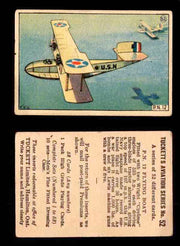 1929 Tucketts Aviation Series 1 Vintage Trading Cards You Pick Singles #1-52 #52 P.N. 12 Flying Boat  - TvMovieCards.com