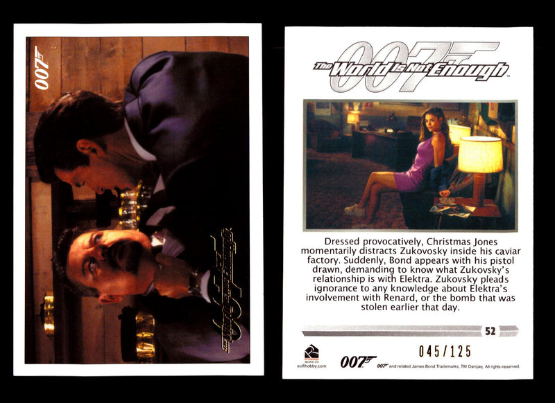 James Bond Classics 2016 World is Not Enough Gold Foil Parallel Card You Pick Nu #52  - TvMovieCards.com