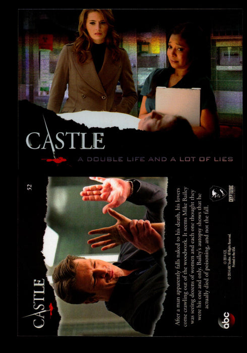 Castle Seasons 3 & 4 Foil Parallel Base Card You Pick Singles 1-72 #52  - TvMovieCards.com