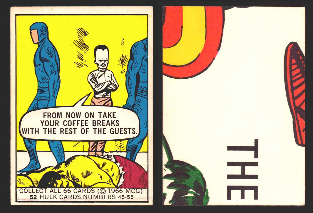 1966 Marvel Super Heroes Donruss Vintage Trading Cards You Pick Singles #1-66 #52  - TvMovieCards.com