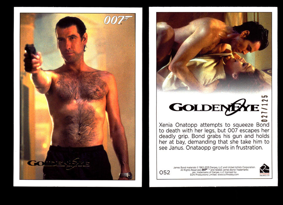 James Bond Archives 2015 Goldeneye Gold Parallel Card You Pick Single #1-#102 #52  - TvMovieCards.com
