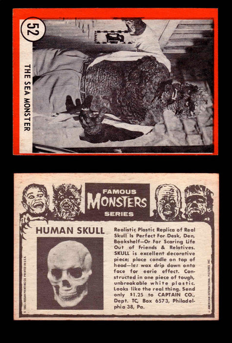 Famous Monsters 1963 Vintage Trading Cards You Pick Singles #1-64 #52  - TvMovieCards.com