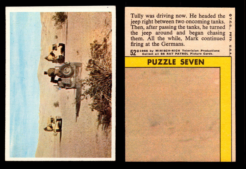 Rat Patrol 1966 Topps Vintage Card You Pick Singles #1-66 #52  - TvMovieCards.com