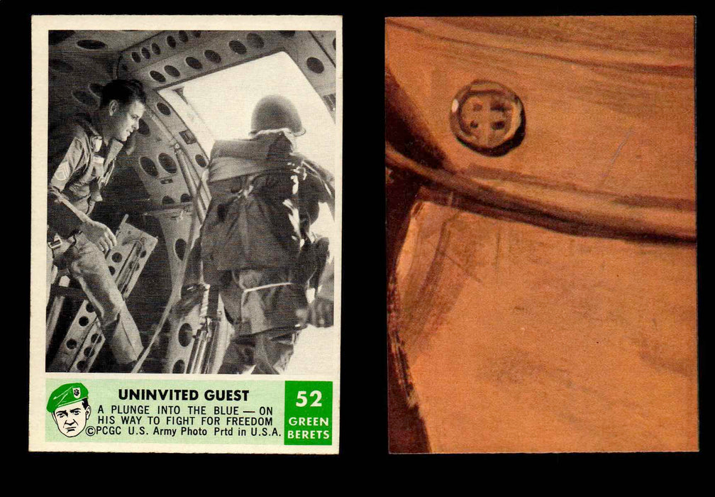 1966 Green Berets PCGC Vintage Gum Trading Card You Pick Singles #1-66 #52  - TvMovieCards.com
