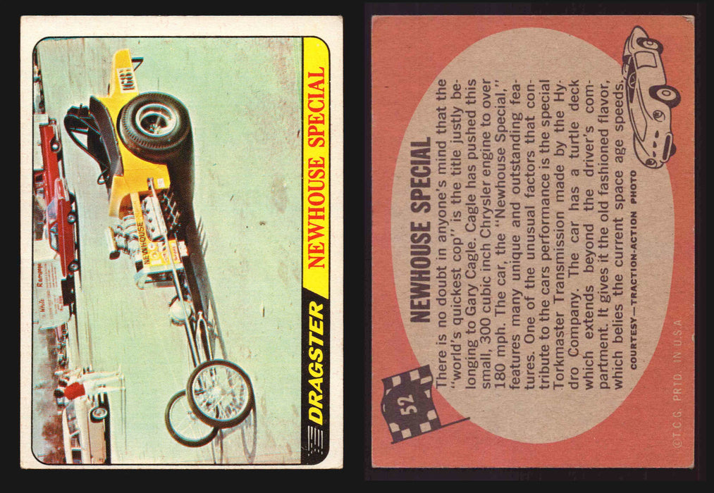 Hot Rods Topps 1968 George Barris Vintage Trading Cards #1-66 You Pick Singles #52 Newhouse Special  - TvMovieCards.com