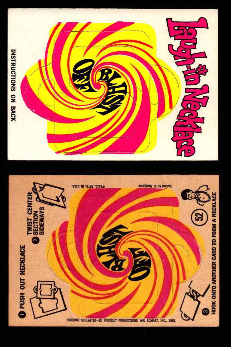1968 Laugh-In Topps Vintage Trading Cards You Pick Singles #1-77 #52  - TvMovieCards.com