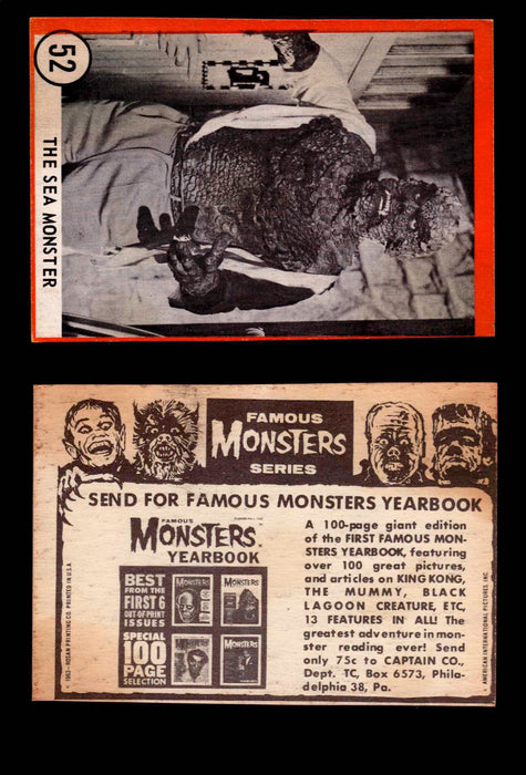 Famous Monsters 1963 Vintage Trading Cards You Pick Singles #1-64 #52b  - TvMovieCards.com