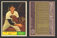1961 Topps Baseball Trading Card You Pick Singles #500-#589 VG/EX #	531 Jim Coates - New York Yankees  - TvMovieCards.com