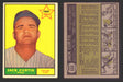 1961 Topps Baseball Trading Card You Pick Singles #500-#589 VG/EX #	533 Jack Curtis - Chicago Cubs RC  - TvMovieCards.com