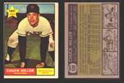 1961 Topps Baseball Trading Card You Pick Singles #500-#589 VG/EX #	538 Chuck Hiller - San Francisco Giants RC  - TvMovieCards.com