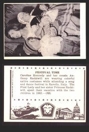 1963 John F. Kennedy JFK Rosan Trading Card You Pick Singles #1-66 53   Festival Time  - TvMovieCards.com