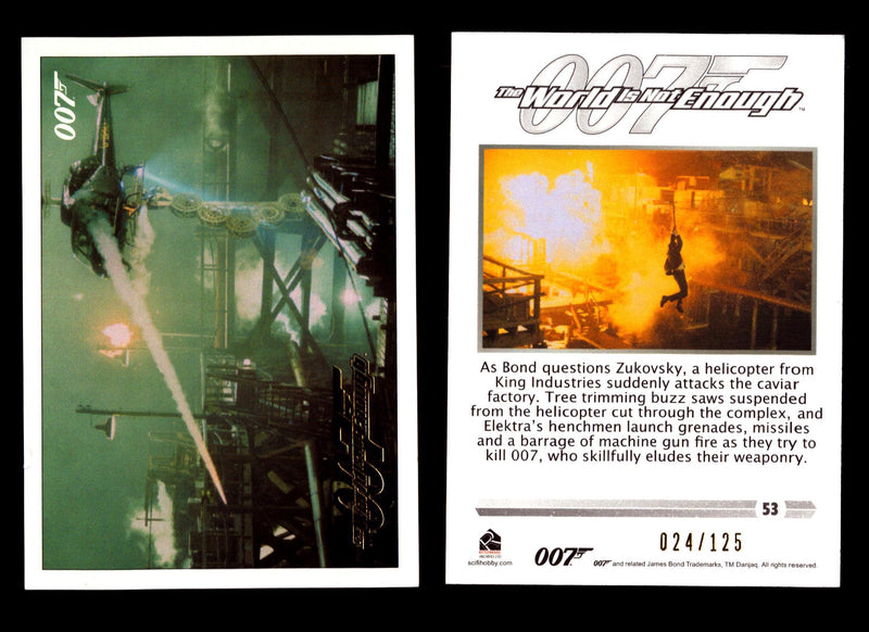 James Bond Classics 2016 World is Not Enough Gold Foil Parallel Card You Pick Nu #53  - TvMovieCards.com