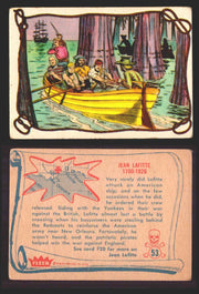 1961 Pirates Bold Vintage Trading Cards You Pick Singles #1-#66 Fleer 53   Jean Lafitte  - TvMovieCards.com