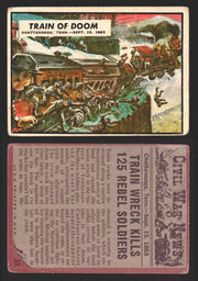 1962 Civil War News Topps TCG Trading Card You Pick Single Cards #1 - 88 53   Train of Doom  - TvMovieCards.com