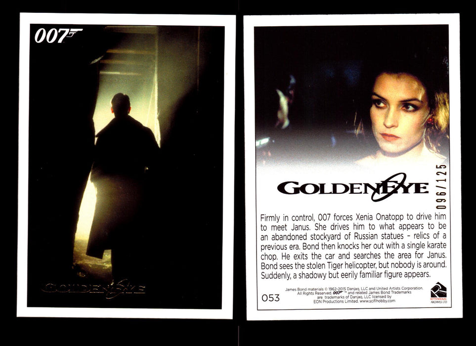 James Bond Archives 2015 Goldeneye Gold Parallel Card You Pick Single #1-#102 #53  - TvMovieCards.com