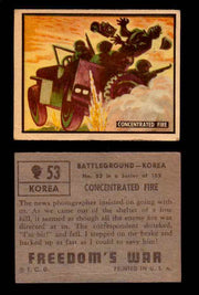 1950 Freedom's War Korea Topps Vintage Trading Cards You Pick Singles #1-100 #53  - TvMovieCards.com