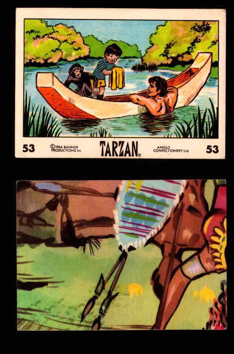 1966 Tarzan Banner Productions Vintage Trading Cards You Pick Singles #1-66 #53  - TvMovieCards.com