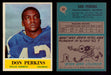 1964 Philadelphia Football Trading Card You Pick Singles #1-#198 VG/EX #53 Don Perkins  - TvMovieCards.com