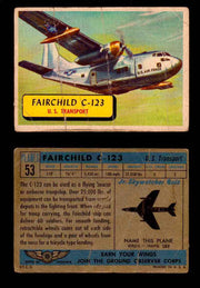 1957 Planes Series I Topps Vintage Card You Pick Singles #1-60 #53  - TvMovieCards.com