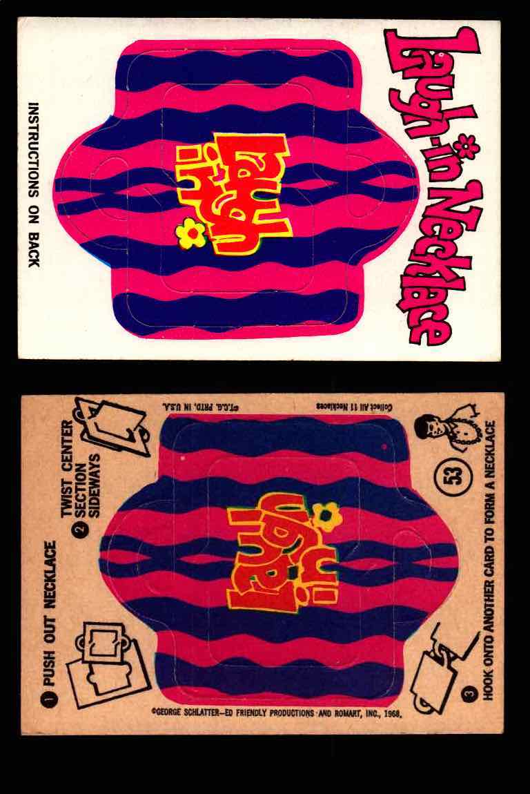 1968 Laugh-In Topps Vintage Trading Cards You Pick Singles #1-77 #53  - TvMovieCards.com