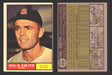 1961 Topps Baseball Trading Card You Pick Singles #500-#589 VG/EX #	549 Hal R. Smith - St. Louis Cardinals  - TvMovieCards.com