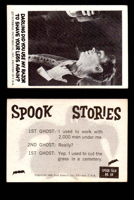 1961 Spook Stories Series 1 Leaf Vintage Trading Cards You Pick Singles #1-#72 #54  - TvMovieCards.com