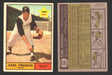 1961 Topps Baseball Trading Card You Pick Singles #1-#99 VG/EX #	54 Earl Francis - Pittsburgh Pirates RC  - TvMovieCards.com