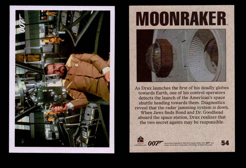 James Bond Archives Spectre Moonraker Movie Throwback U Pick Single Cards #1-61 #54  - TvMovieCards.com