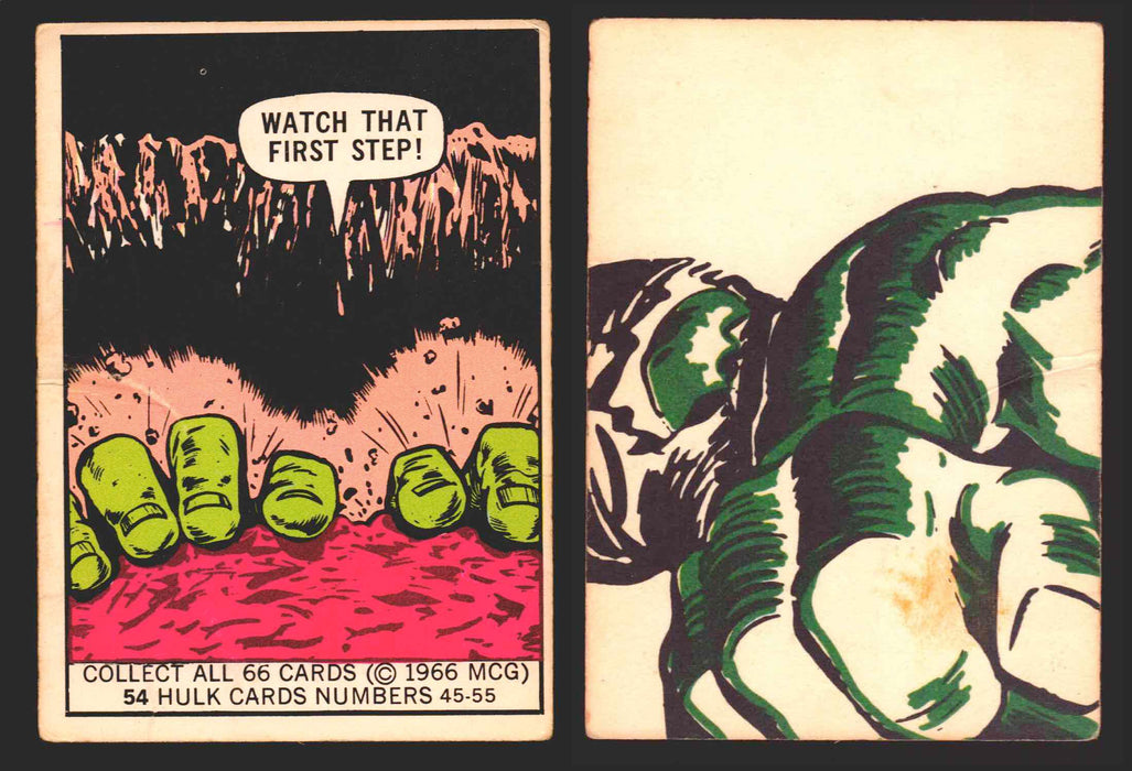 1966 Marvel Super Heroes Donruss Vintage Trading Cards You Pick Singles #1-66 #54  - TvMovieCards.com